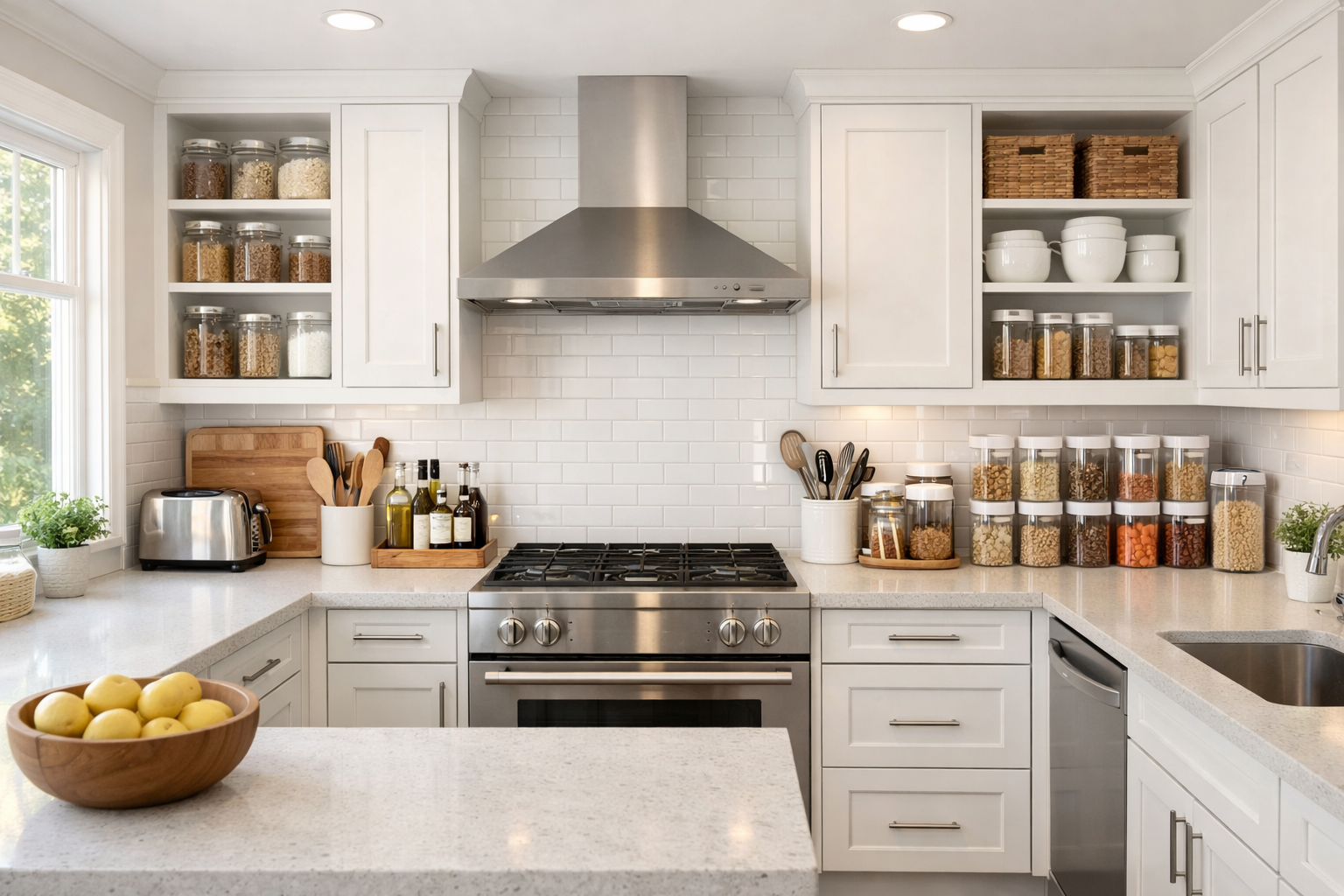 Düzenli mutfak organizasyonu